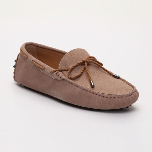 BUTLER mocassins à lacets vieux rose