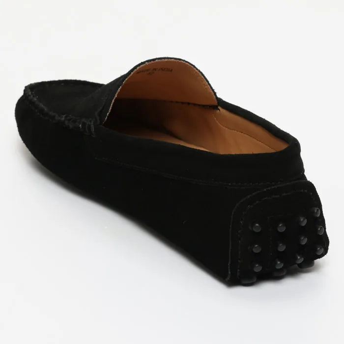 DRAKE mocassins classiques noir et océan