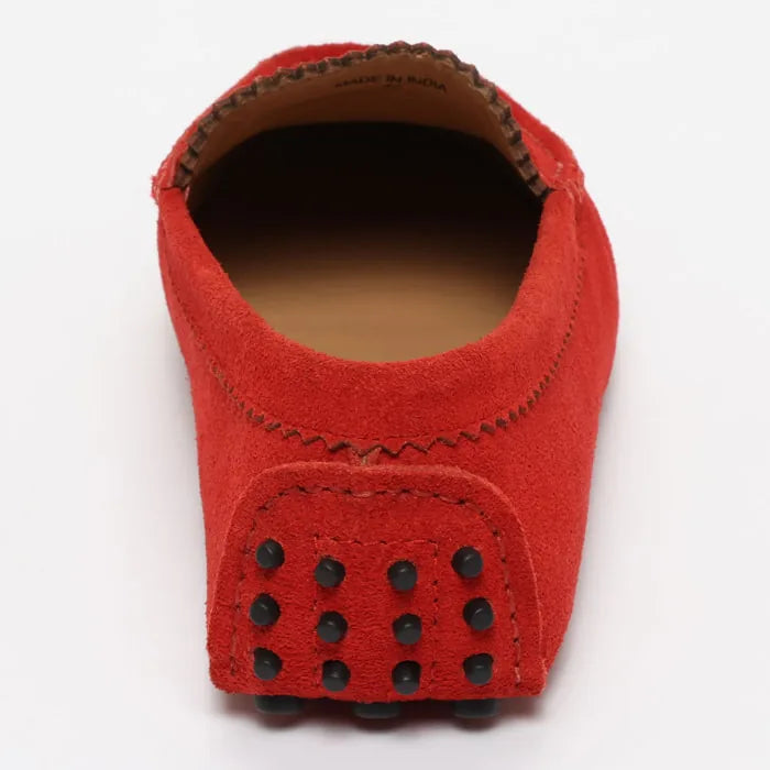 DENNIS mocassins classiques rouge