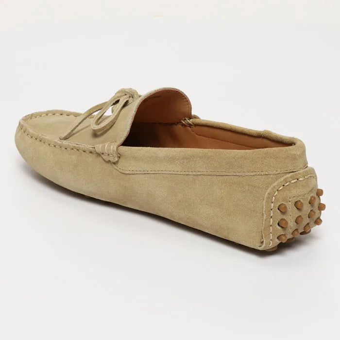 ANDY mocassins à lacets beige