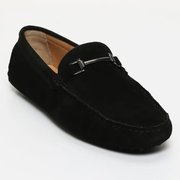 LUKE mocassins fantaisie noir