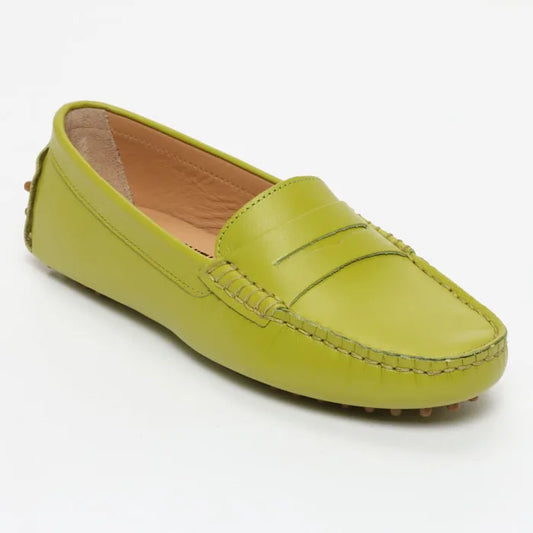 THANDIE mocassins classiques vert pomme