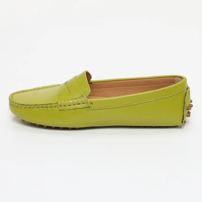THANDIE mocassins classiques vert pomme