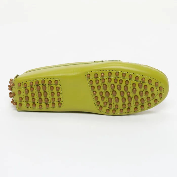 THANDIE mocassins classiques vert pomme