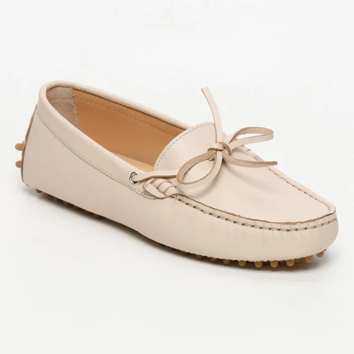 NEWTON mocassins à lacets beige