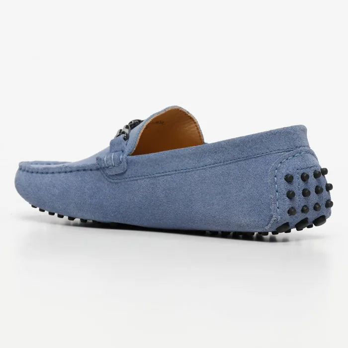 JACE mocassins fantaisie bleu denim