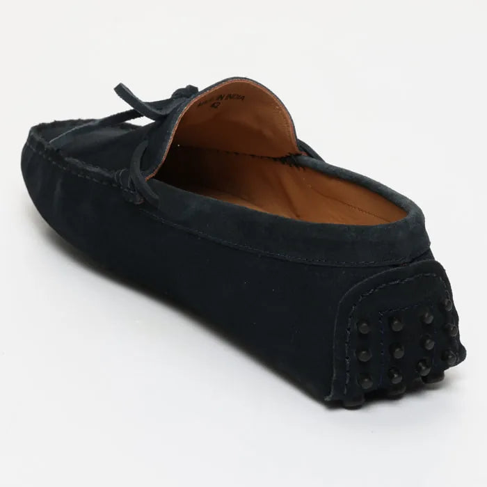 JOHNNY mocassins à lacets marine