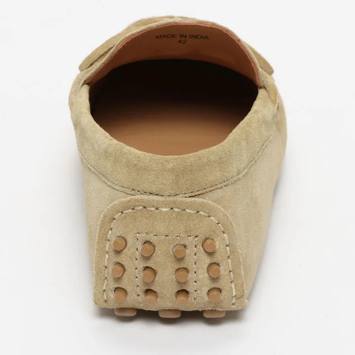 JOHNNY mocassins à lacets beige