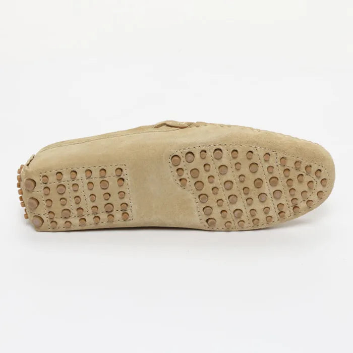 JOHNNY mocassins à lacets beige