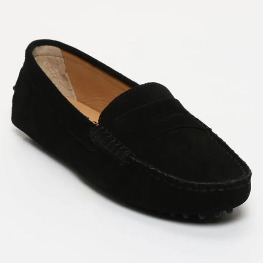 THANDIE mocassins classiques noir