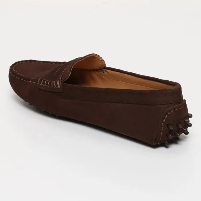 THANDIE mocassins classiques chocolat