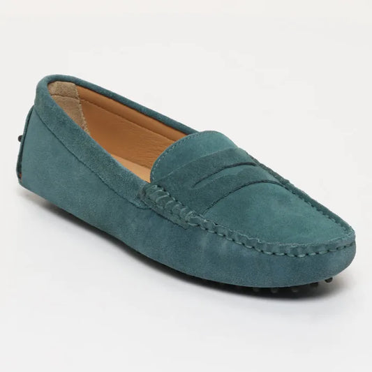 THANDIE mocassins classiques bleu électrique