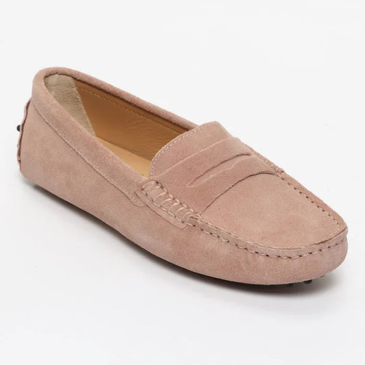 THANDIE mocassins classiques rose clair