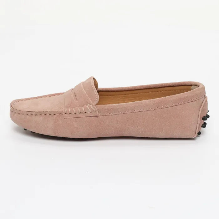 THANDIE mocassins classiques rose clair
