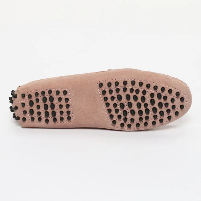 THANDIE mocassins classiques rose clair