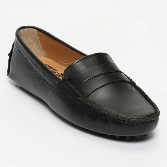 THANDIE mocassins classiques noir