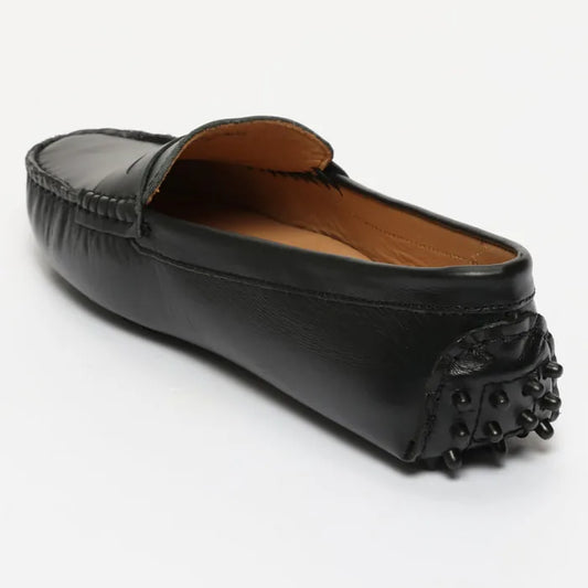 THANDIE mocassins classiques noir