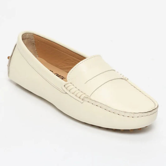 THANDIE mocassins classiques blanc