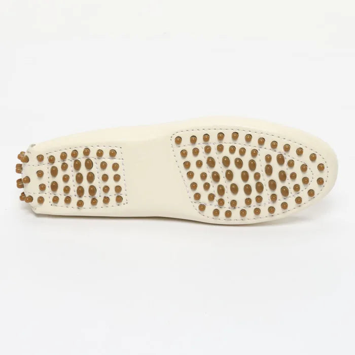 THANDIE mocassins classiques blanc
