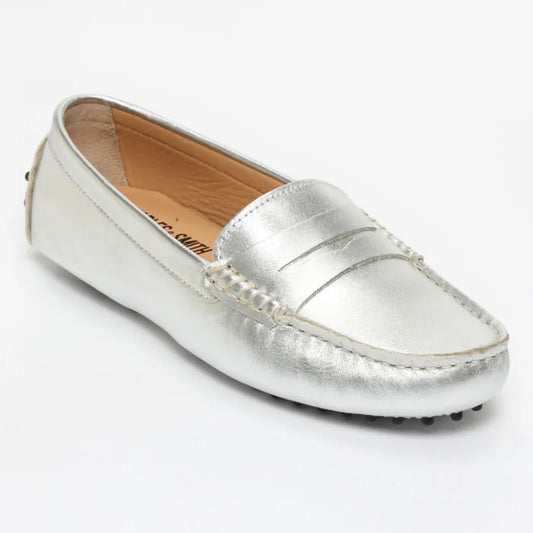 THANDIE mocassins classiques argent