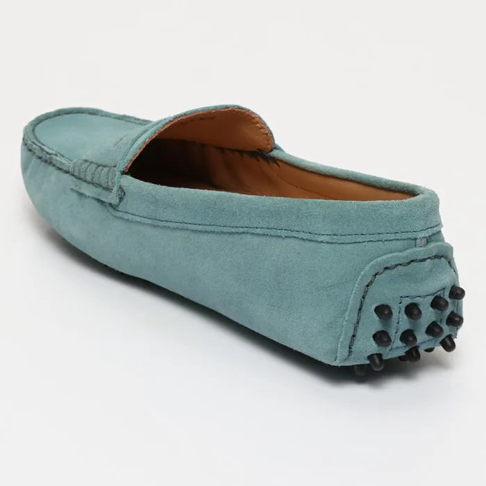 THANDIE mocassins classiques gris bleu