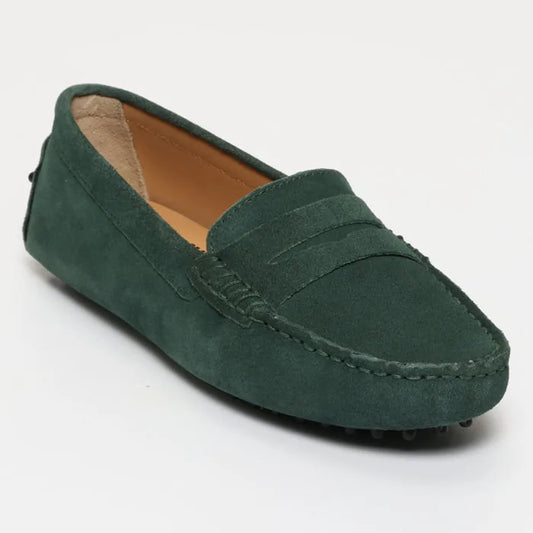 THANDIE mocassins classiques vert