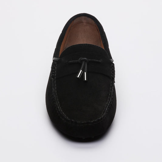 CLAYTON mocassins à lacets noir