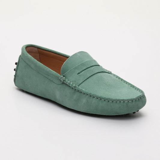 COLE mocassins classiques vert passé