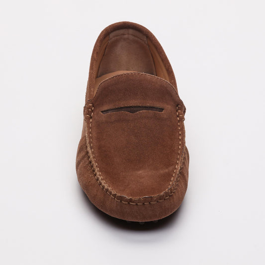 DARREN mocassins classiques camel et chocolat