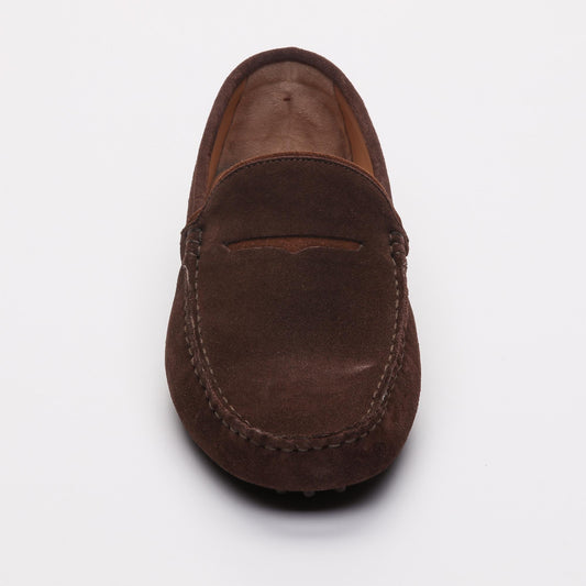 DARREN mocassins classiques chocolat et camel