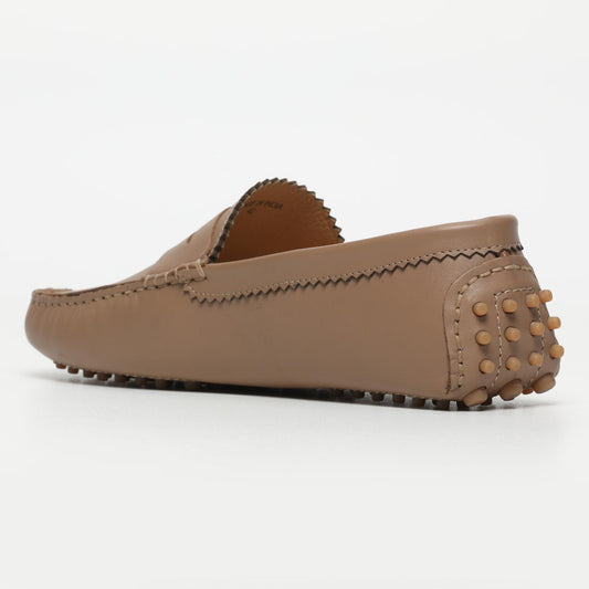 DENNIS mocassins classiques noisette