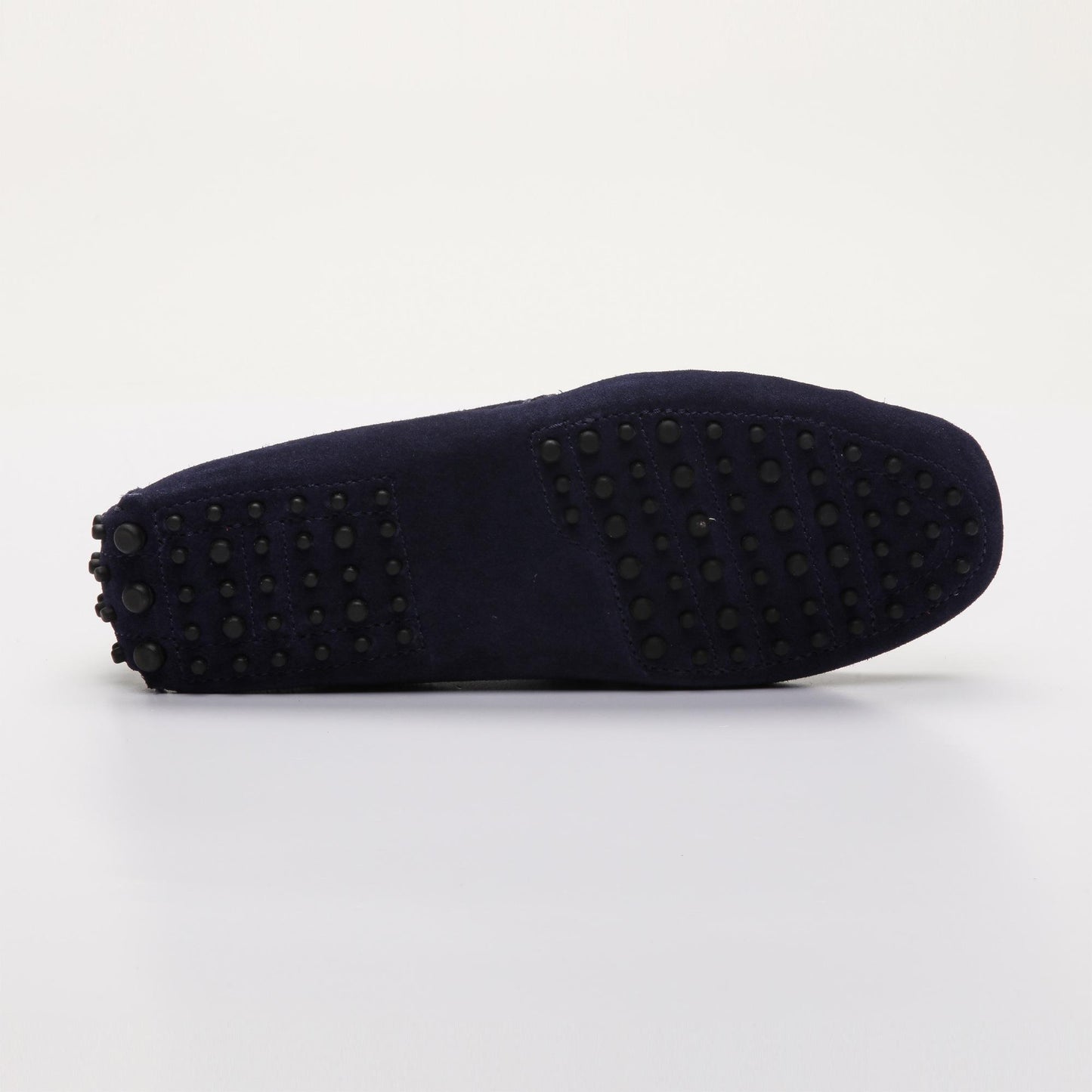 DRAKE mocassins classiques marine et rouge
