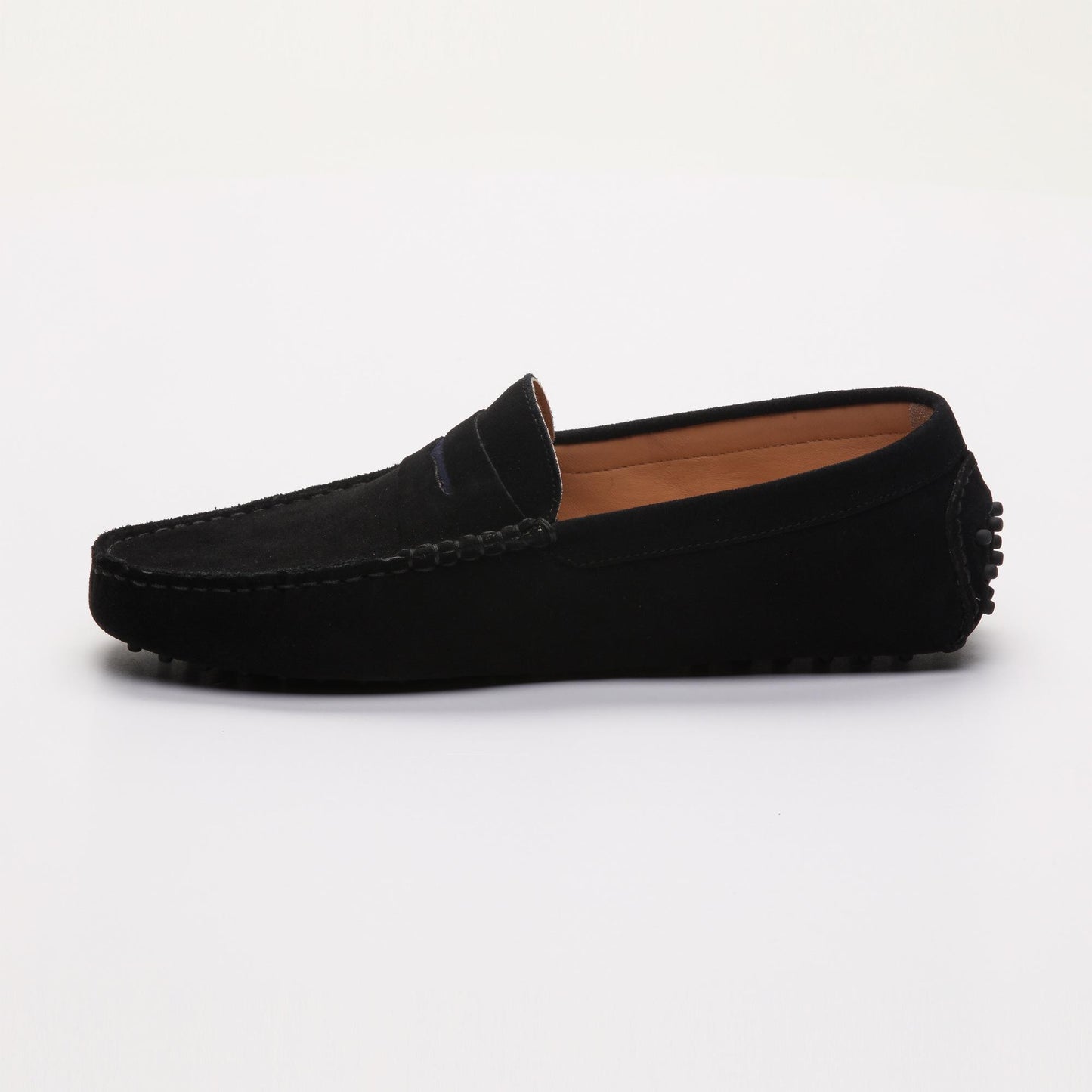 DRAKE mocassins classiques noir et océan
