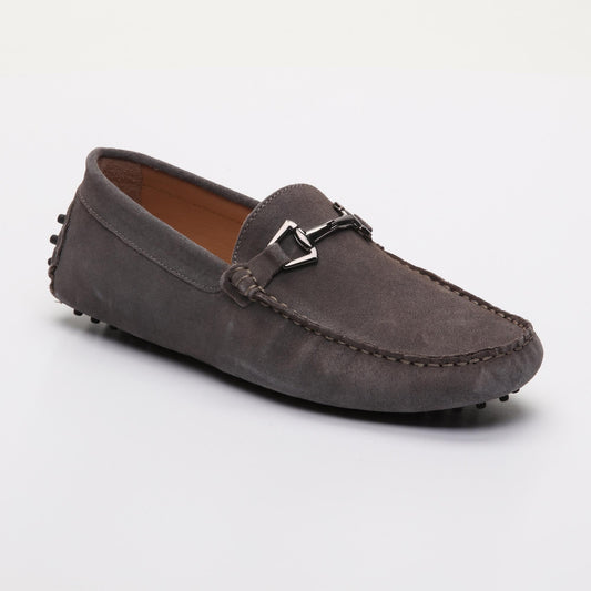 EDWIN mocassins fantaisies gris foncé