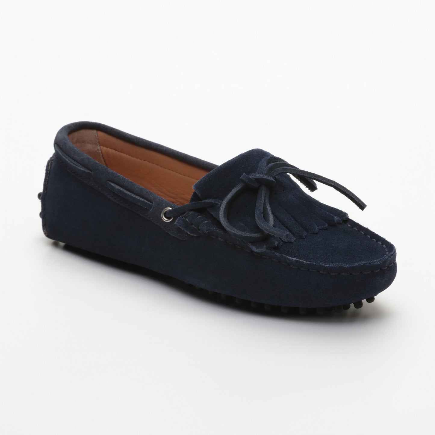EMMA mocassins à lacets bleu sargasso