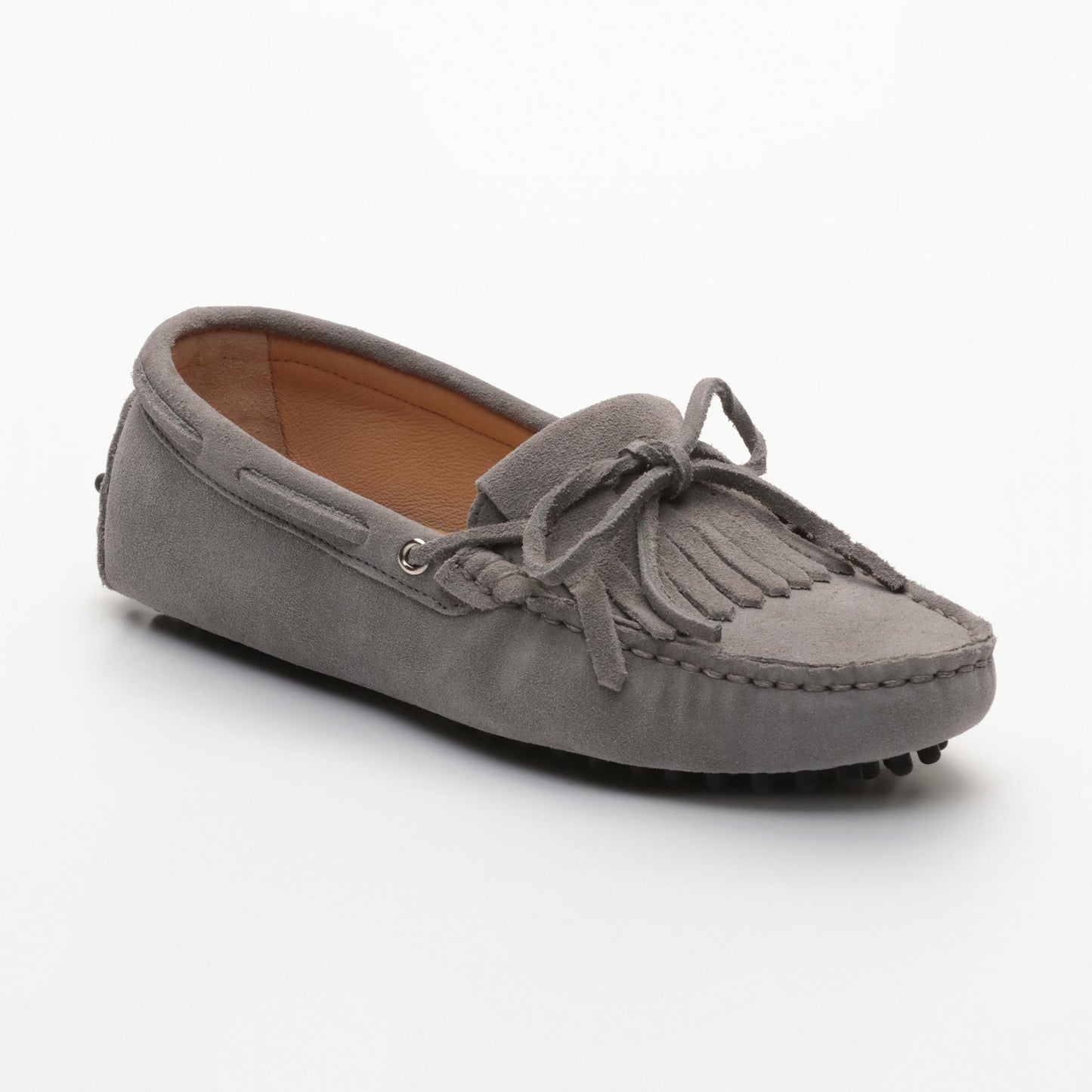 EMMA mocassins à lacets gris
