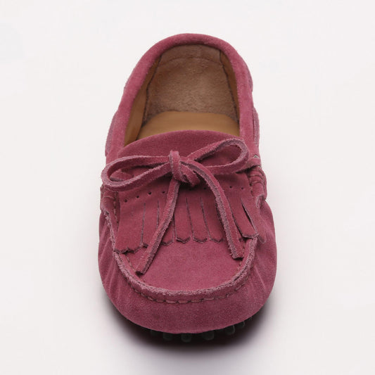 EMMA mocassins à lacets magenta