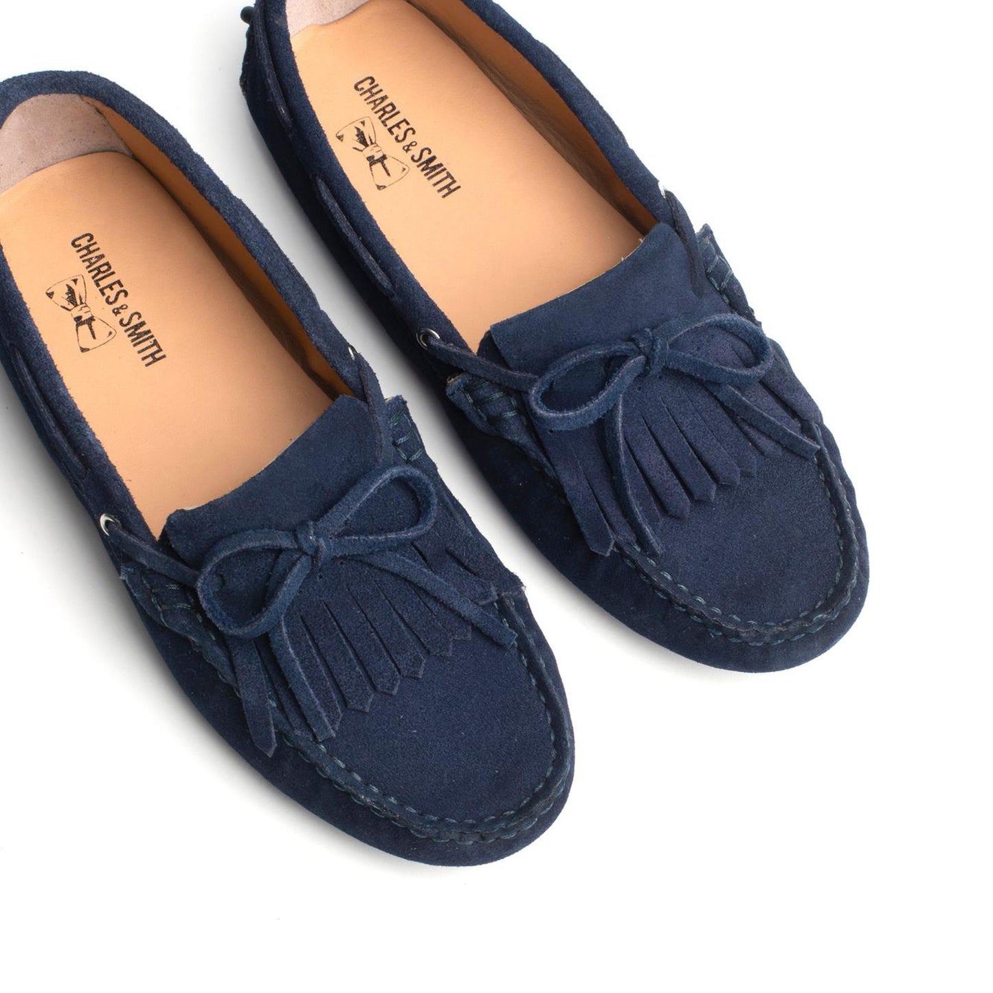 EMMA mocassins à lacets marine