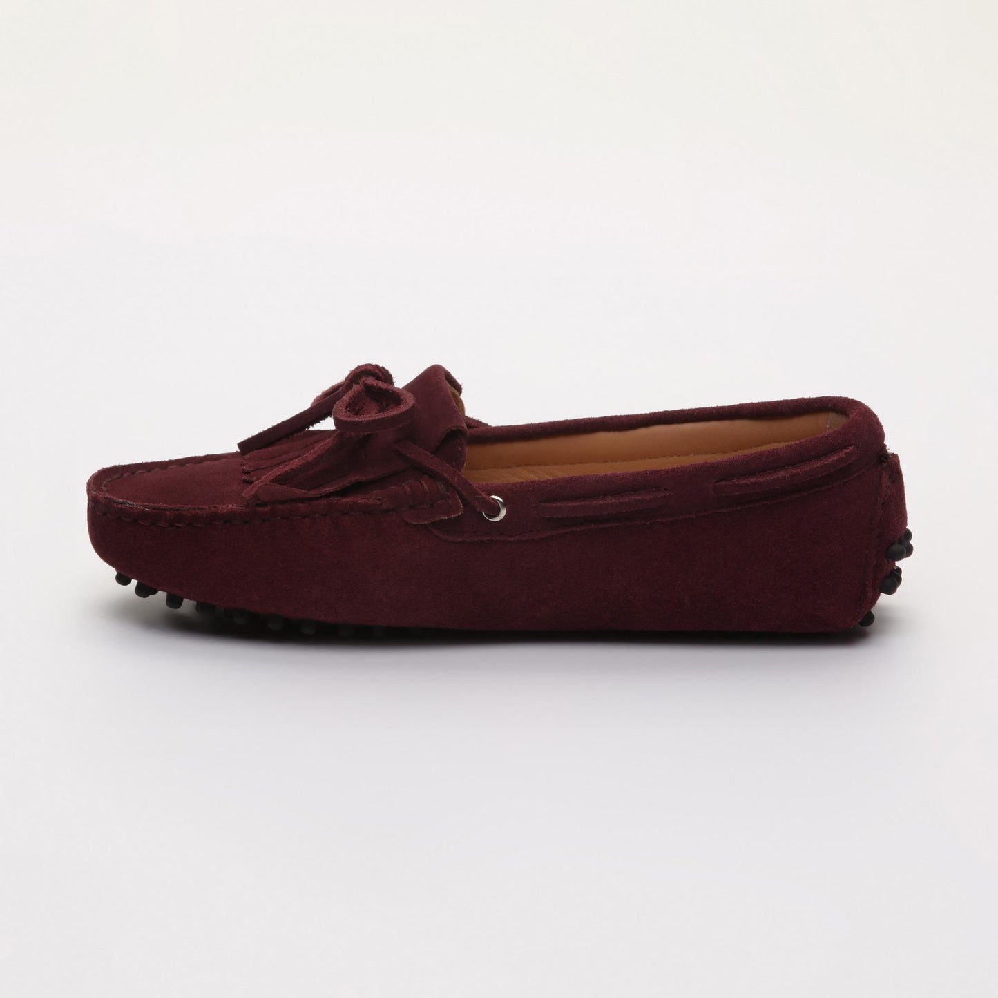 EMMA mocassins à lacets violet foncé