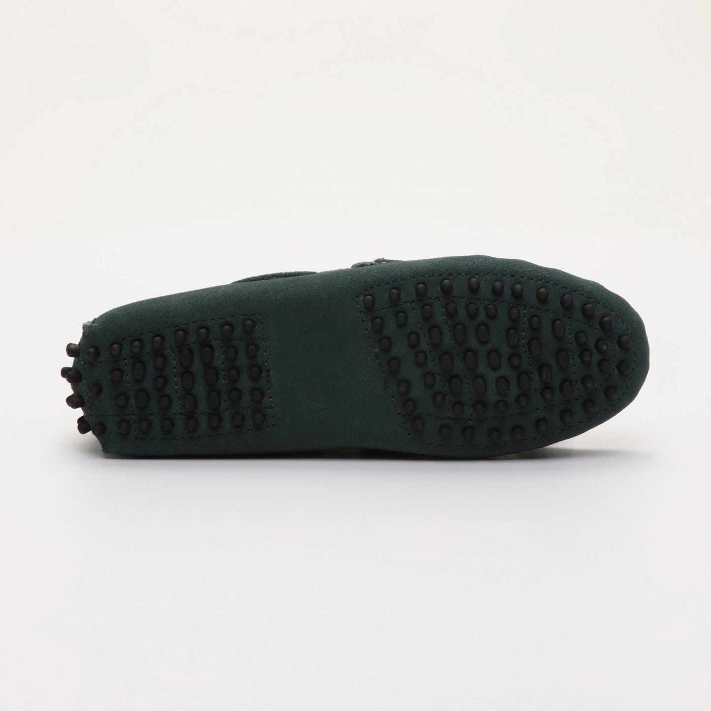 JANUARY mocassins à pompons vert