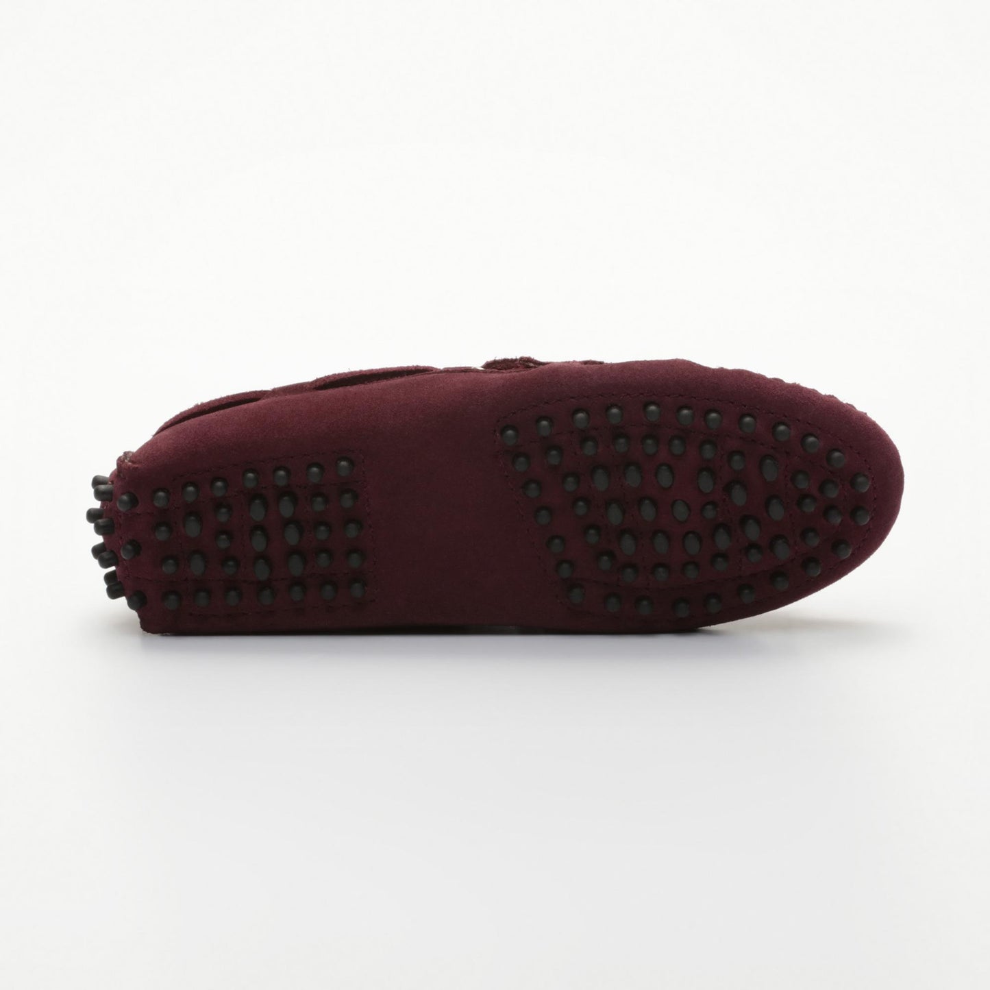 JANUARY mocassins à pompons violet foncé