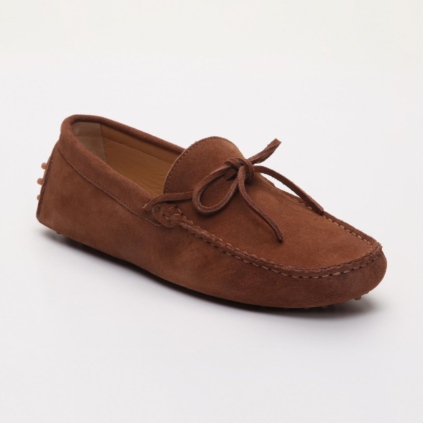 JOHNNY mocassins à lacets caroube
