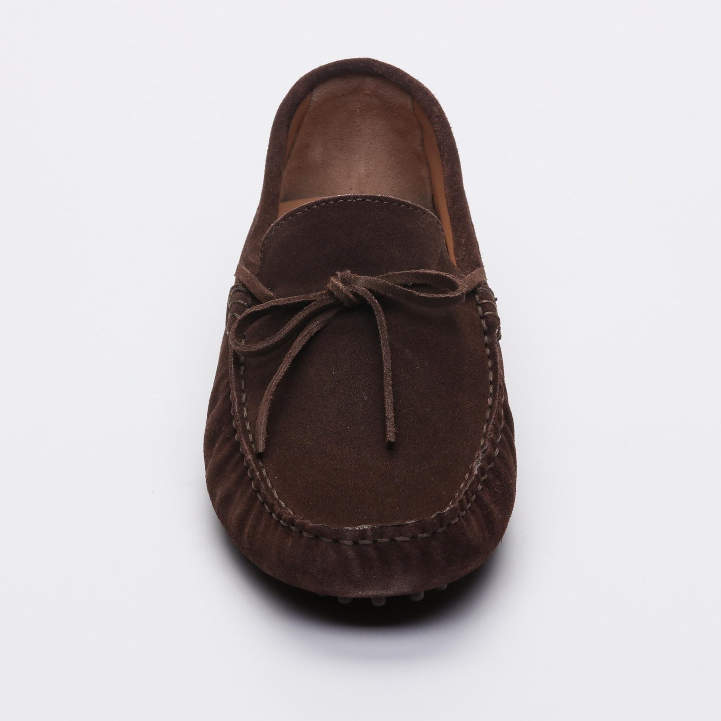 JOHNNY mocassins à lacets chocolat