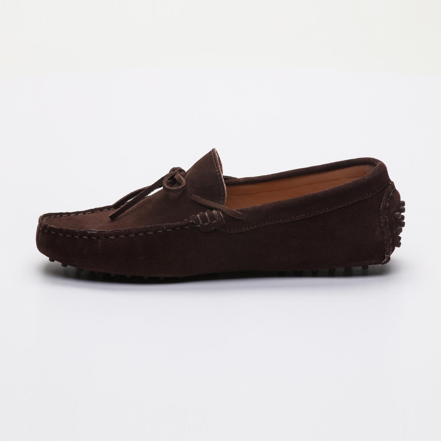 JOHNNY mocassins à lacets chocolat