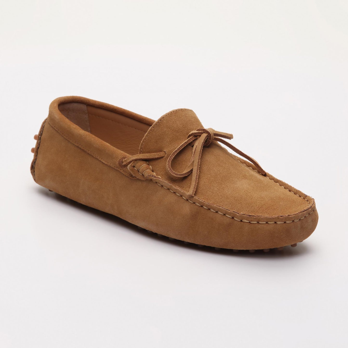 JOHNNY mocassins à lacets cognac