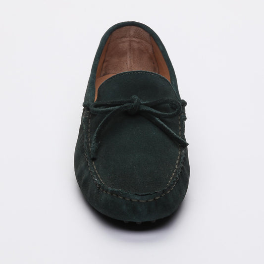 JOHNNY mocassins à lacets forêt