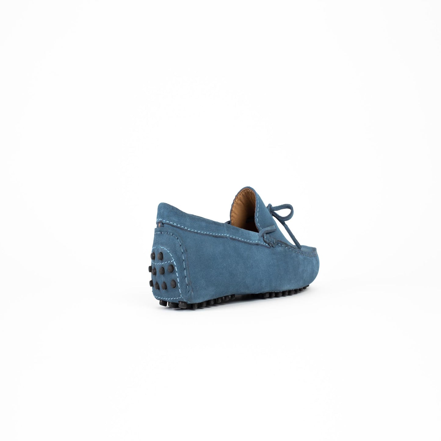 JOHNNY mocassins à lacets gris bleu