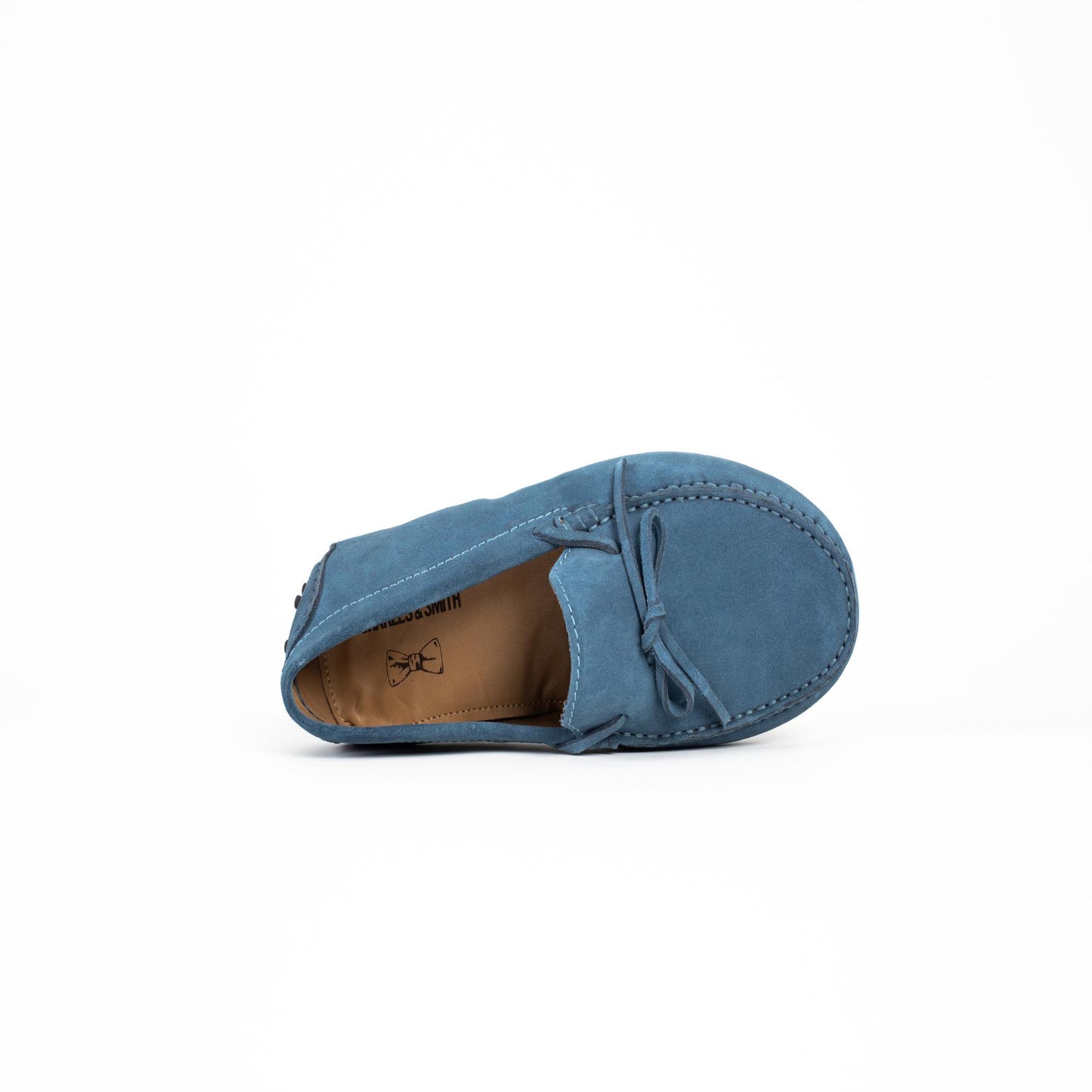 JOHNNY mocassins à lacets gris bleu