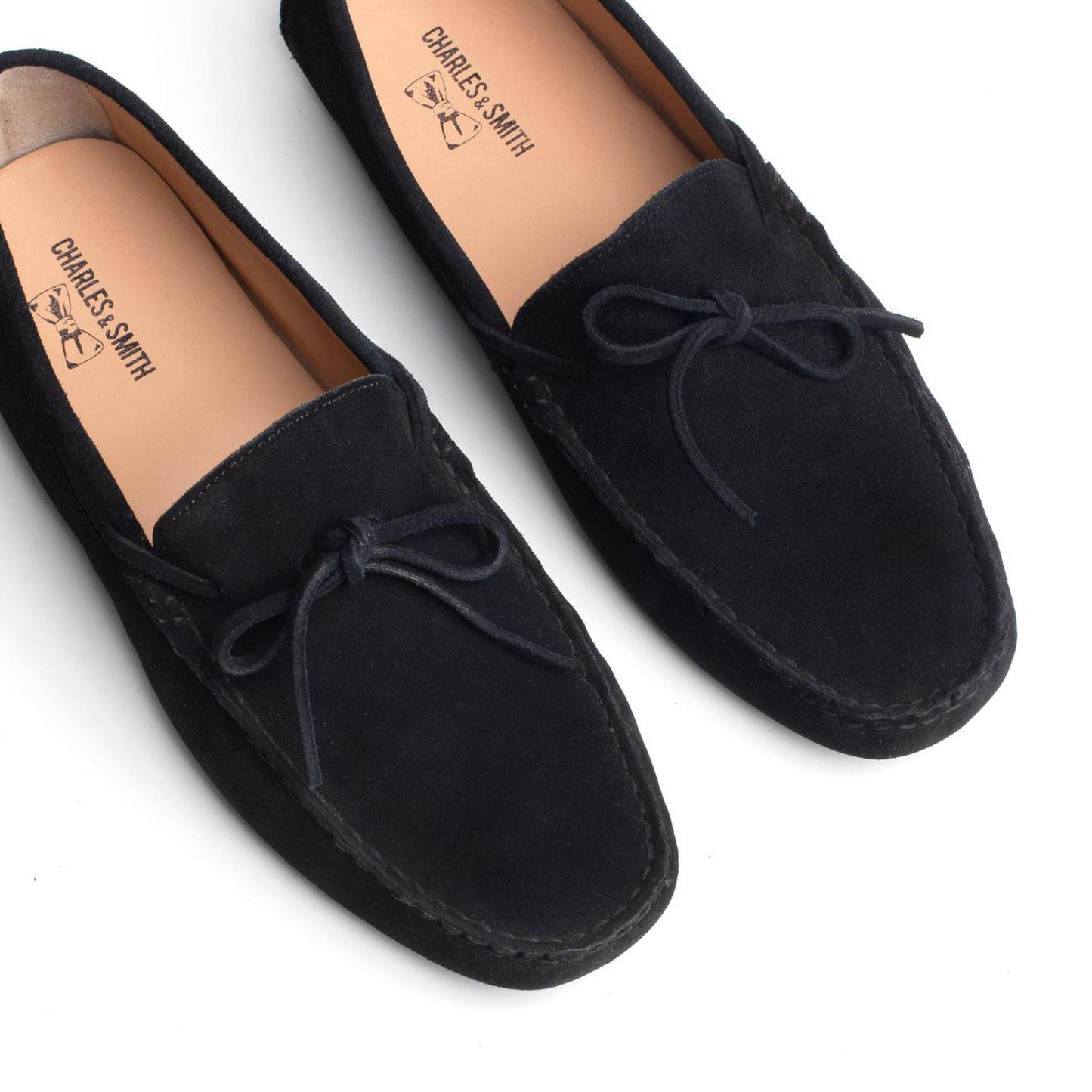 JOHNNY mocassins à lacets noir