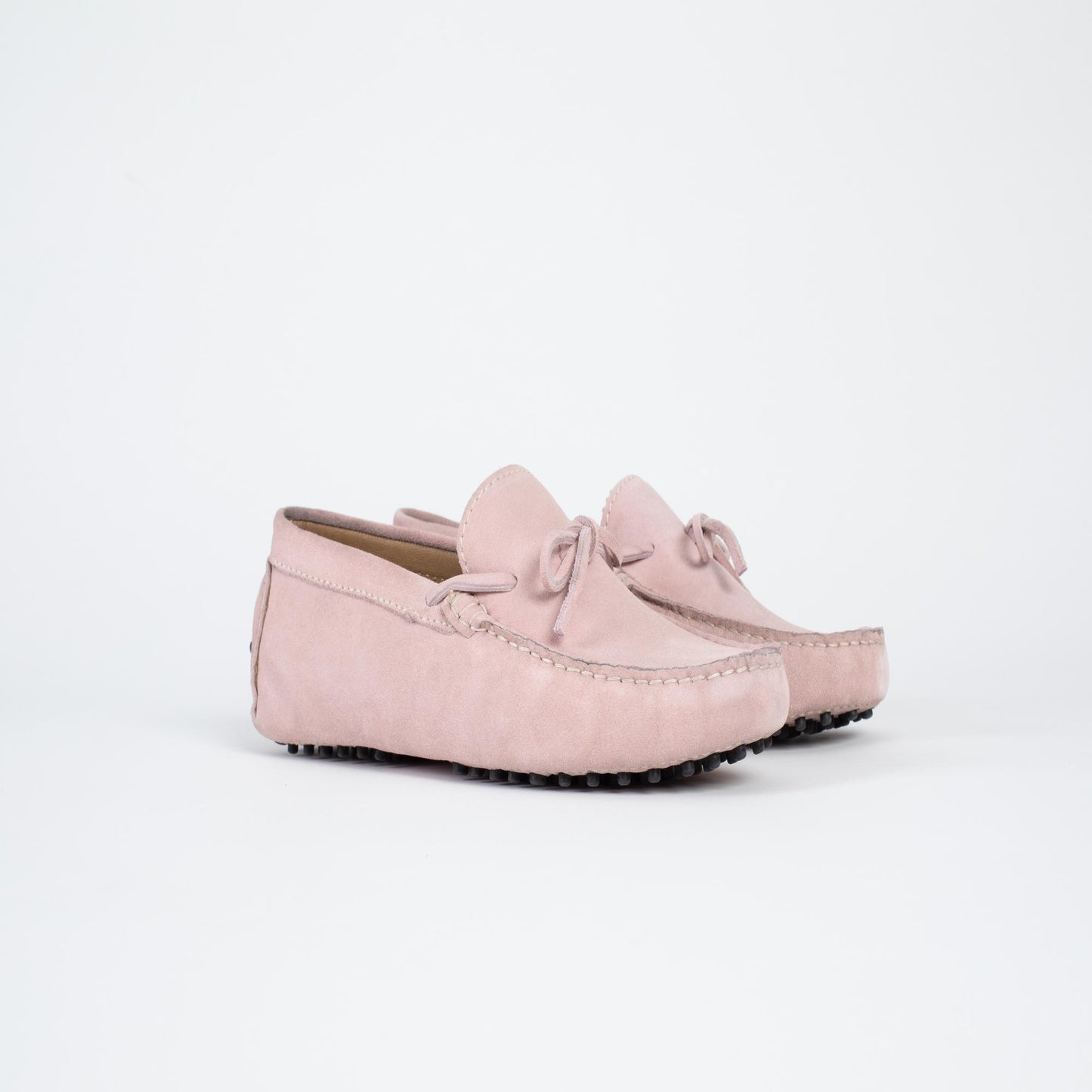 JOHNNY mocassins à lacets poudre